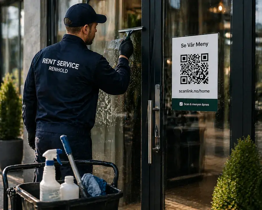 Example 6 of a Scanlink QR code in use